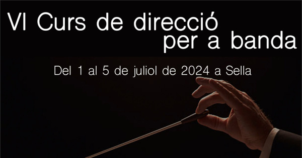 VI Curso de Dirección de Banda Unión Musical La Aurora de Sella 2024.