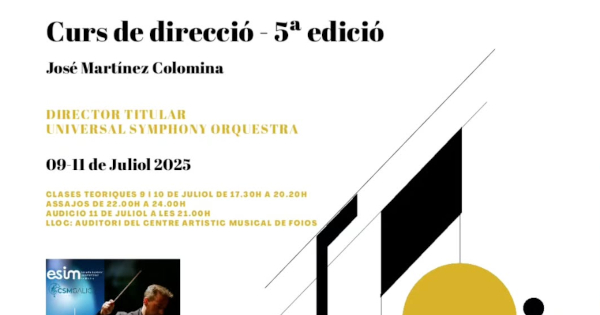 V Curso de Dirección de Foios